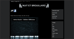 Desktop Screenshot of nuitetbrouillard.com