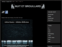 Tablet Screenshot of nuitetbrouillard.com